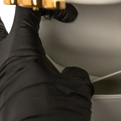 Celine Triomphe Mini Claude Gray Leather Women's Celine