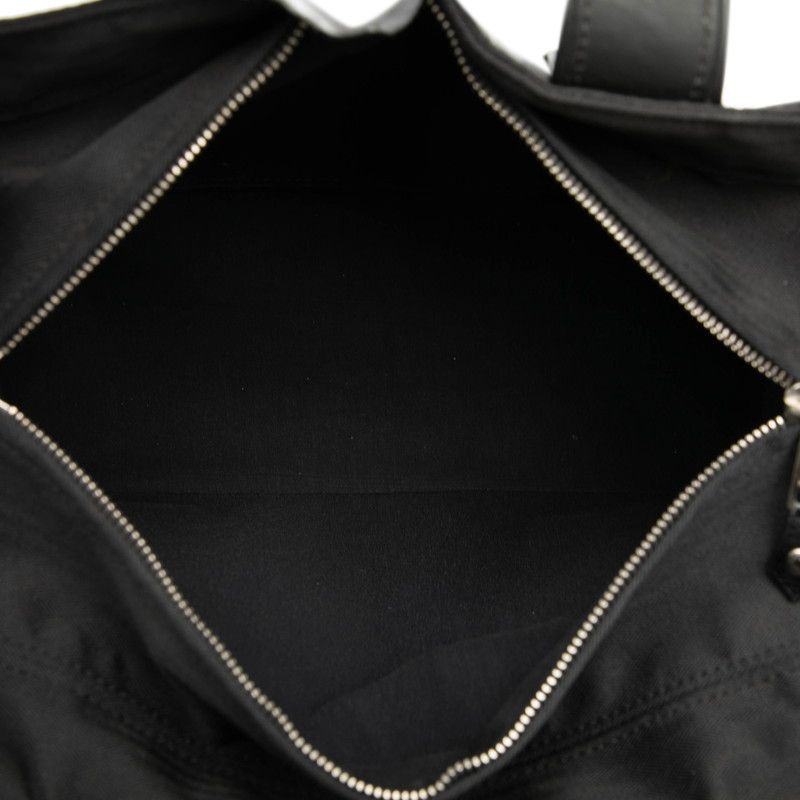 Hermes Acapulco PM Handbag Tote Bag Black Twirl Chevron Leather Women Hermes