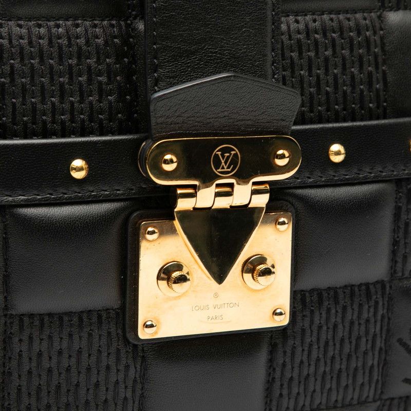 Louis Vuitton Damier Giant Troca MM Chain Shoulder Bag M59114 Noir Black