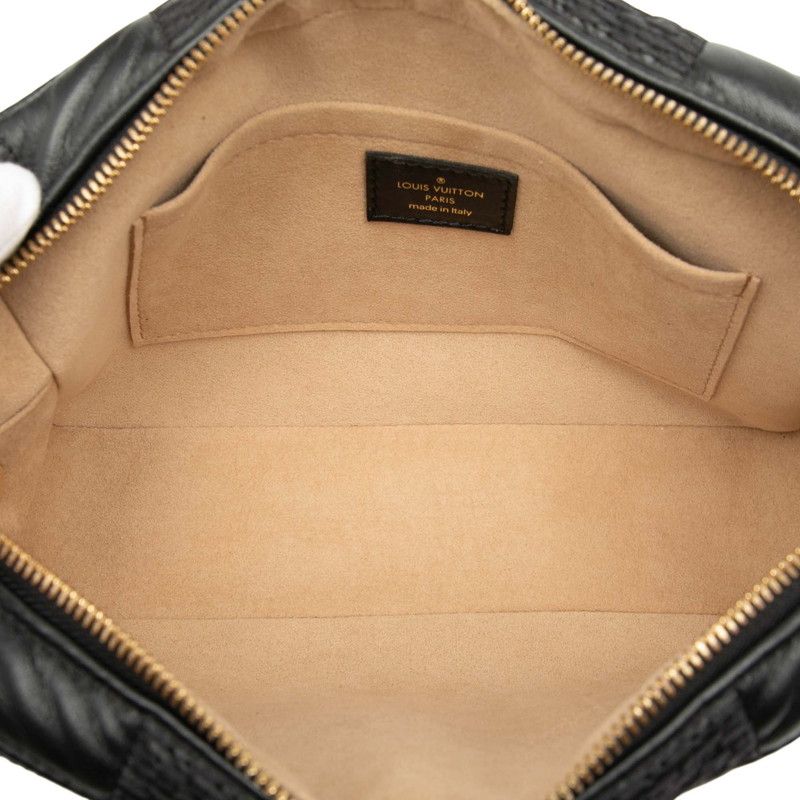 Louis Vuitton Damier Giant Troca MM Chain Shoulder Bag M59114 Noir Black