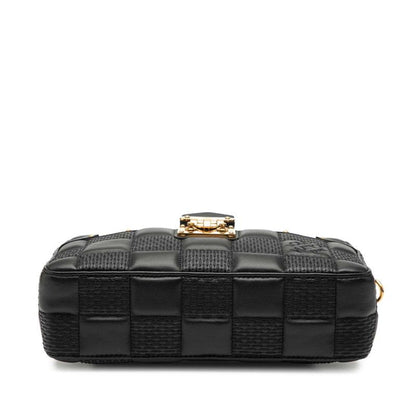 Louis Vuitton Damier Giant Troca MM Chain Shoulder Bag M59114 Noir Black