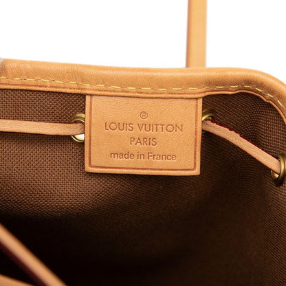 Louis Vuitton Monogram Nanonoe M41346 Brown PVC Leather Women Louis Vuitton