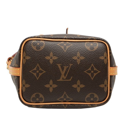 Louis Vuitton Monogram Nanonoe M41346 Brown PVC Leather Women Louis Vuitton