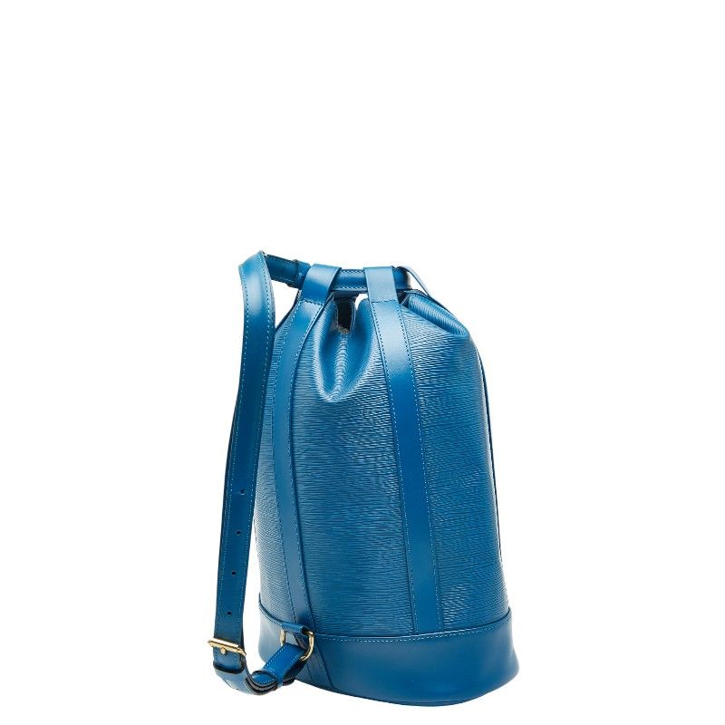 Louis Vuitton Epi Randonnee PM M52355 Toledo Blue Leather Women Louis Vuitton