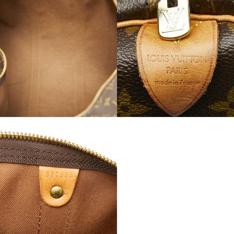 Louis Vuitton Monogram Keepall 55 Boston Bag Travel Bag Travel Bag M41424 Brown