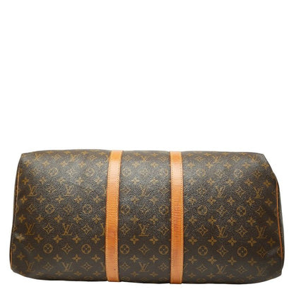 Louis Vuitton Monogram Keepall 55 Boston Bag Travel Bag Travel Bag M41424 Brown