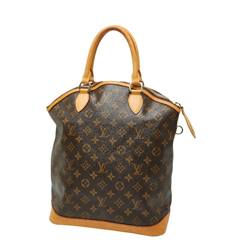 Louis Vuitton Monogram Lockit M40102 Brown PVC Leather Women's Louis Vuitton