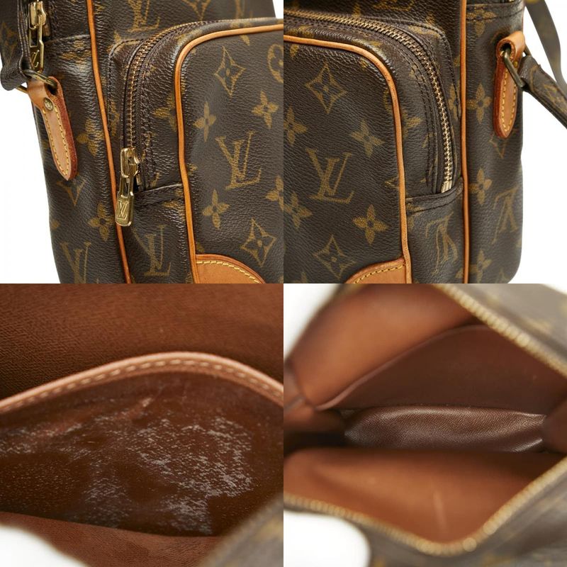 Louis Vuitton Monogram Amazon Crossbody Shoulder Bag M45236 Brown PVC Leather