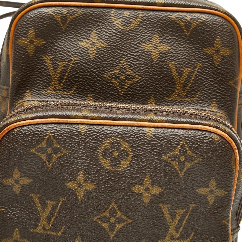 Louis Vuitton Monogram Amazon Crossbody Shoulder Bag M45236 Brown PVC Leather
