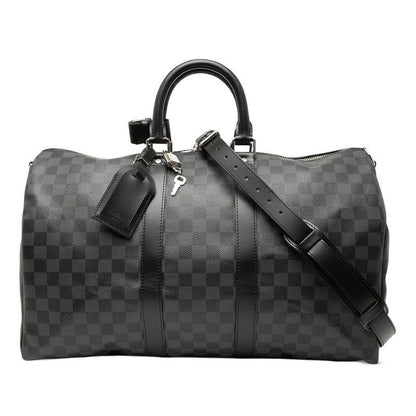 Louis Vuitton Damier Graphite Keepall Bandoliere 45 Boston Bag Shoulder Bag