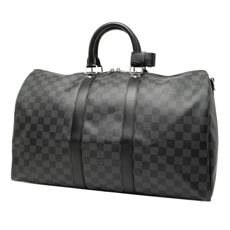 Louis Vuitton Damier Graphite Keepall Bandoliere 45 Boston Bag Shoulder Bag