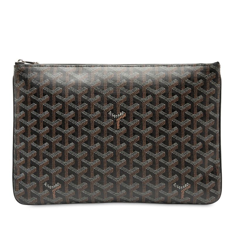 Goyard Senna MM Brown White PVC Ladies Goyard