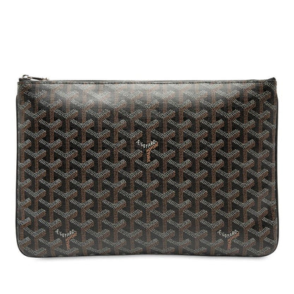 Goyard Senna MM Brown White PVC Ladies Goyard