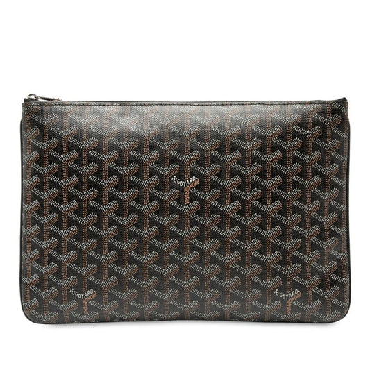 Goyard Senna MM Brown White PVC Ladies Goyard