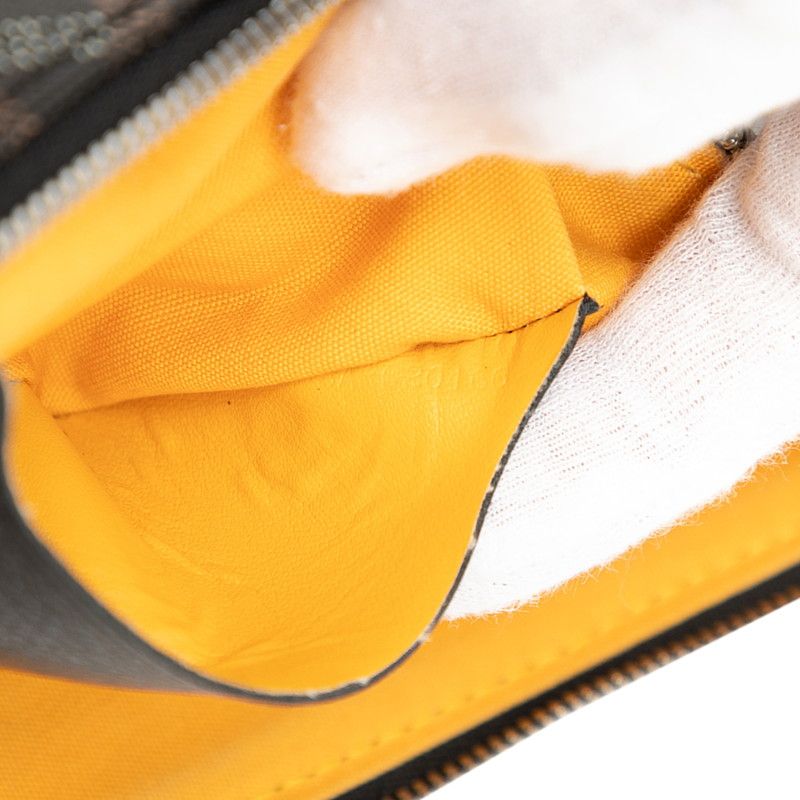 Goyard Senna MM Brown White PVC Ladies Goyard