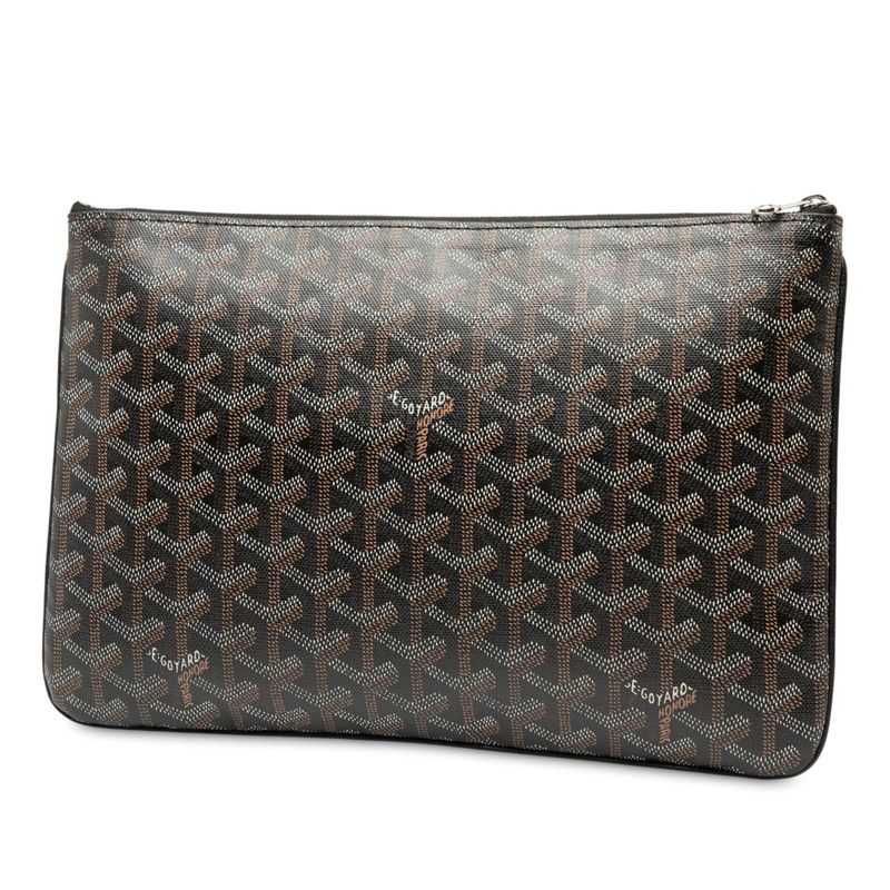 Goyard Senna MM Brown White PVC Ladies Goyard