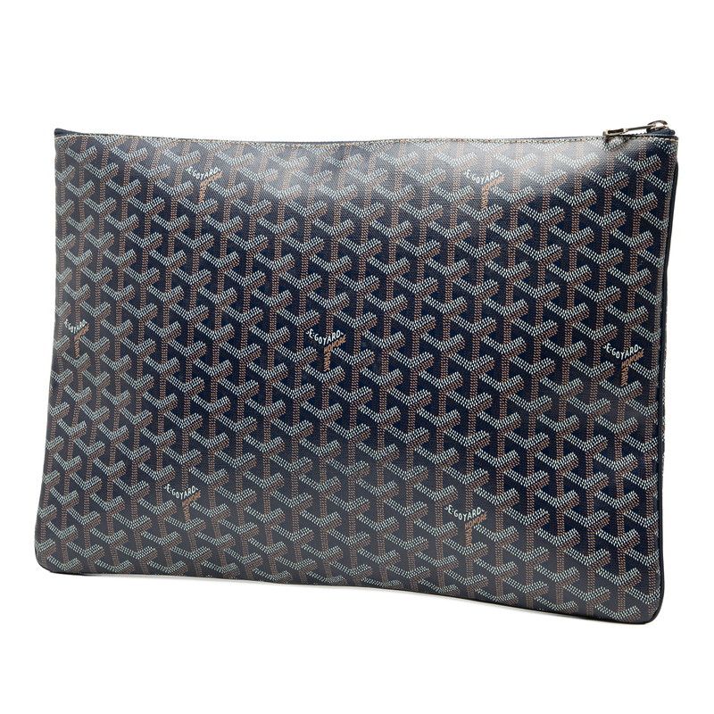 Goyard Senna GM Brown White PVC Ladies Goyard