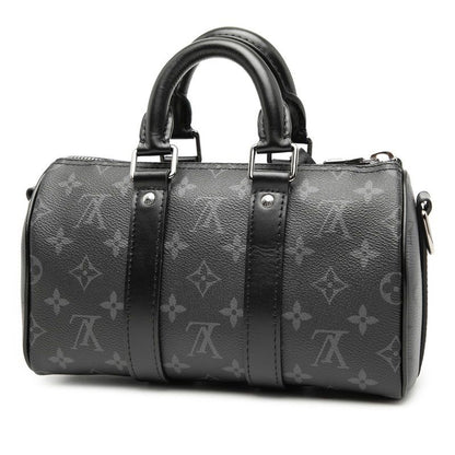 Louis Vuitton Monogram Eclipse Reverse Keepall Bandoliere 25 Handbag Shoulder