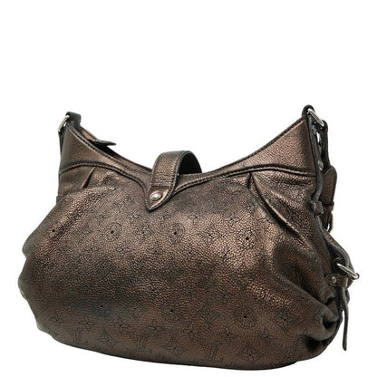 Louis Vuitton Monogram Mahina L M95766 Moldre Brown Leather Women Louis Vuitton