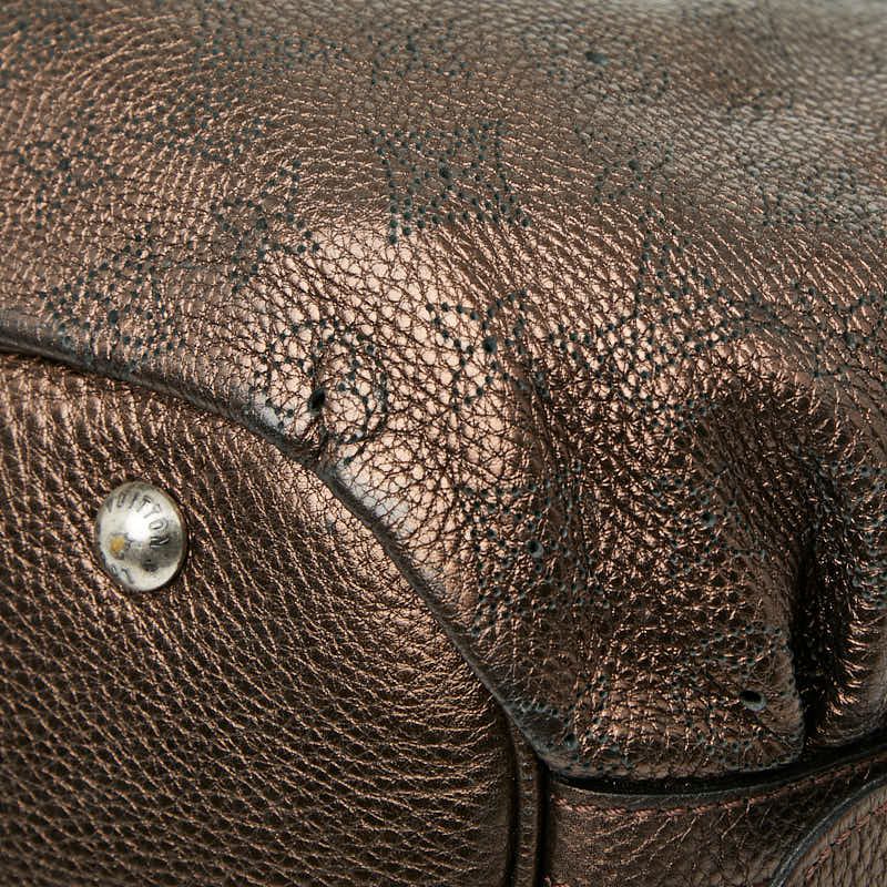 Louis Vuitton Monogram Mahina L M95766 Moldre Brown Leather Women Louis Vuitton