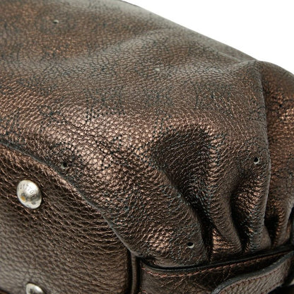 Louis Vuitton Monogram Mahina L M95766 Moldre Brown Leather Women Louis Vuitton