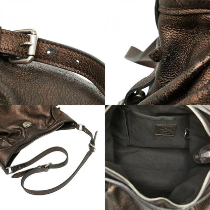 Louis Vuitton Monogram Mahina L M95766 Moldre Brown Leather Women Louis Vuitton
