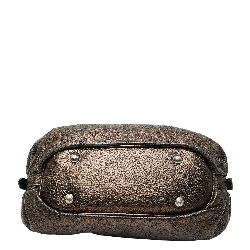Louis Vuitton Monogram Mahina L M95766 Moldre Brown Leather Women Louis Vuitton