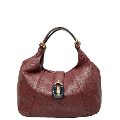 Loewe Karie Hobo Red Leather Women's Loewe