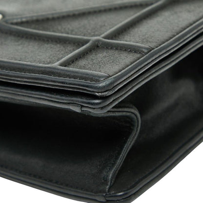 Dior Ama Chain Shoulder Bag Black Leather Women's Dior