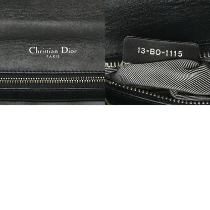 Dior Ama Chain Shoulder Bag Black Leather Women's Dior