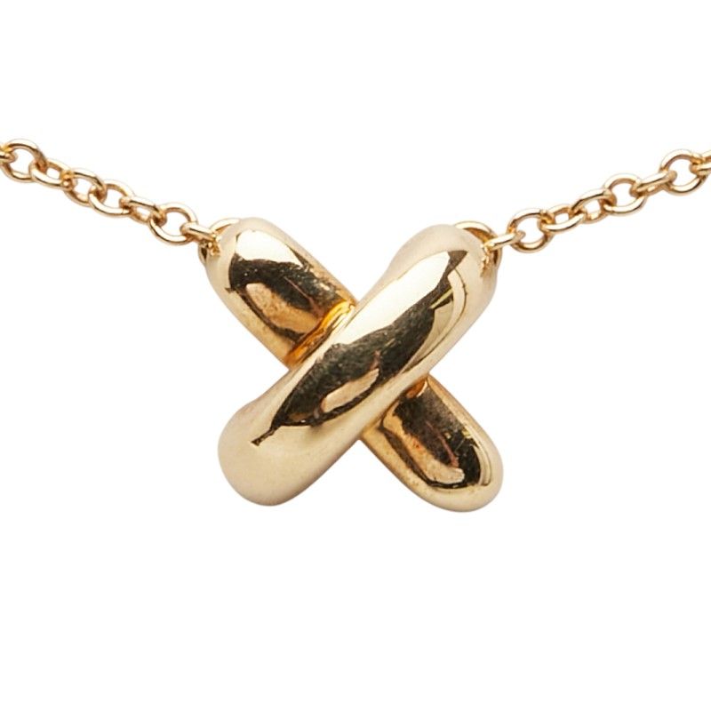 Tiffany & Co Cross Stitch 18k Yellow Gold Yellow Gold Ladies Tiffany & Co