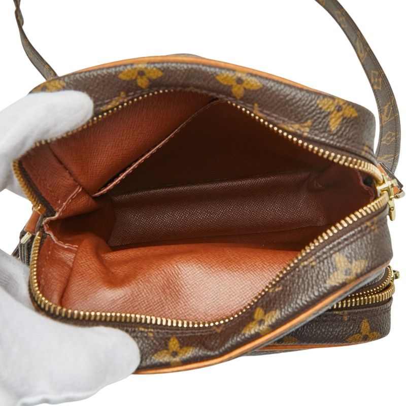 Louis Vuitton Monogram Amazon Crossbody Shoulder Bag M45236 Brown PVC Leather