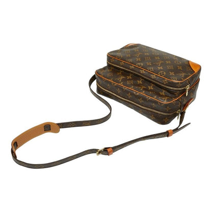 Louis Vuitton Monogram Nile Crossbody Shoulder Bag M45244 Brown PVC Leather