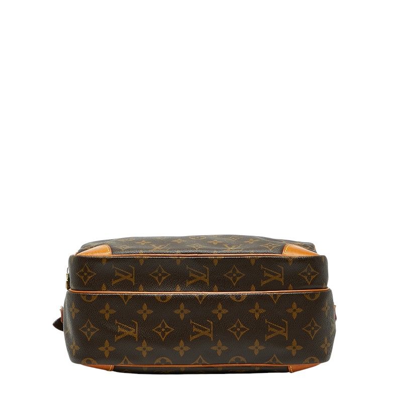 Louis Vuitton Monogram Nile Crossbody Shoulder Bag M45244 Brown PVC Leather