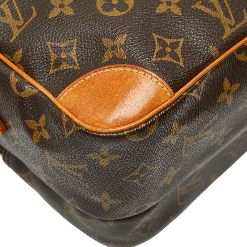 Louis Vuitton Monogram Nile Crossbody Shoulder Bag M45244 Brown PVC Leather