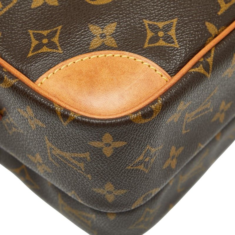 Louis Vuitton Monogram Nile Crossbody Shoulder Bag M45244 Brown PVC Leather