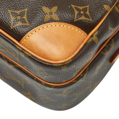 Louis Vuitton Monogram Nile Crossbody Shoulder Bag M45244 Brown PVC Leather