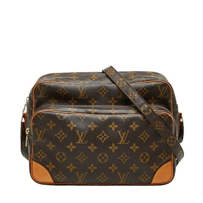 Louis Vuitton Monogram Nile Crossbody Shoulder Bag M45244 Brown PVC Leather