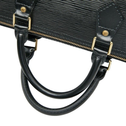 Louis Vuitton Epi Speedy 30 Handbag Boston Bag M59022 Noir Black Leather Women