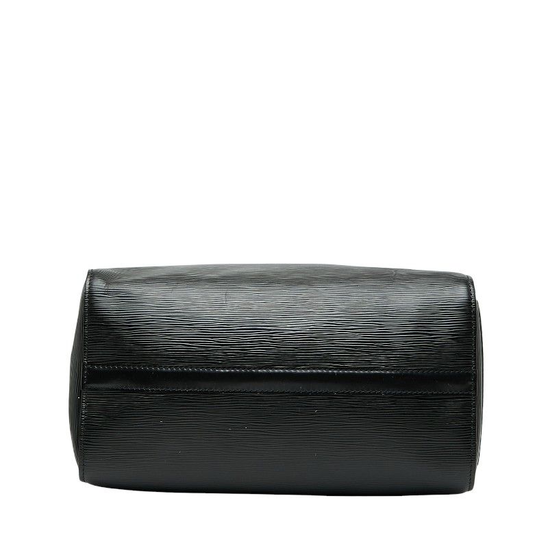 Louis Vuitton Epi Speedy 30 Handbag Boston Bag M59022 Noir Black Leather Women