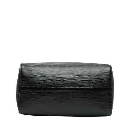 Louis Vuitton Epi Speedy 30 Handbag Boston Bag M59022 Noir Black Leather Women