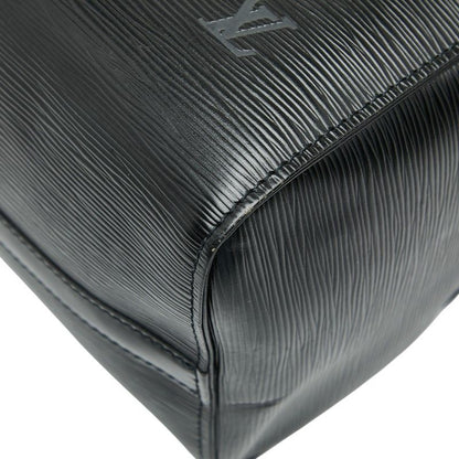 Louis Vuitton Epi Speedy 30 Handbag Boston Bag M59022 Noir Black Leather Women