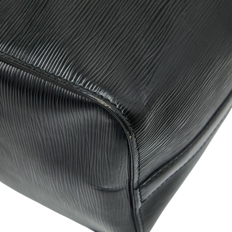 Louis Vuitton Epi Speedy 30 Handbag Boston Bag M59022 Noir Black Leather Women