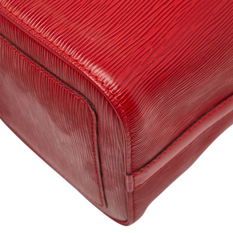 Louis Vuitton Epi Speedy 30 Handbag Mini Boston Bag M43007 Castilian Red