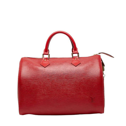 Louis Vuitton Epi Speedy 30 Handbag Mini Boston Bag M43007 Castilian Red