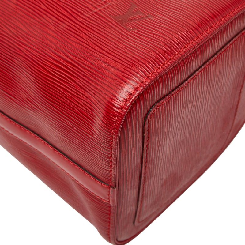 Louis Vuitton Epi Speedy 30 Handbag Mini Boston Bag M43007 Castilian Red