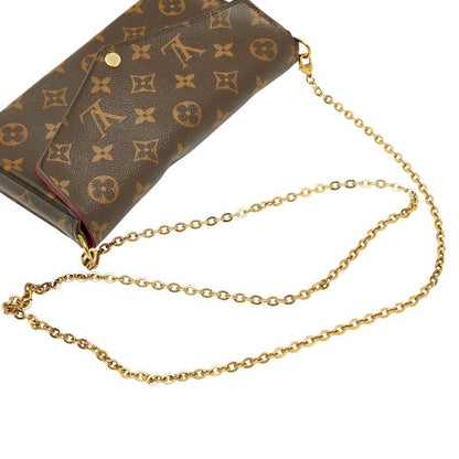 Louis Vuitton Monogram Pochette Felicie Chain Shoulder Bag Pouch Clutch Bag