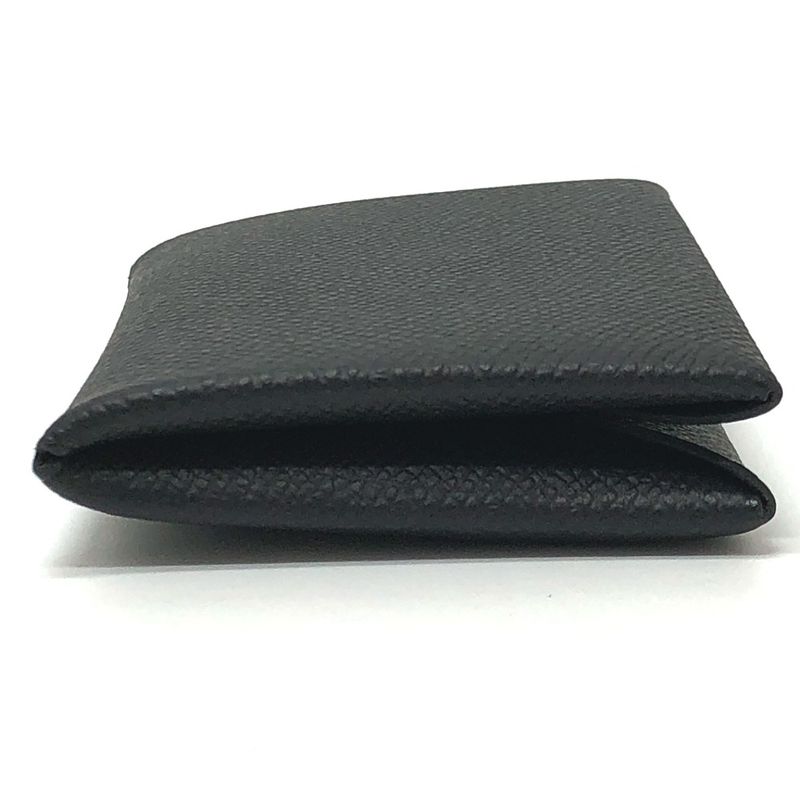 Hermes Card Case Calvi Epson Black