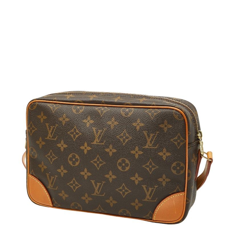 Louis Vuitton Monogram Trocadero 30 Crossbody Shoulder Bag M51272 Brown PVC