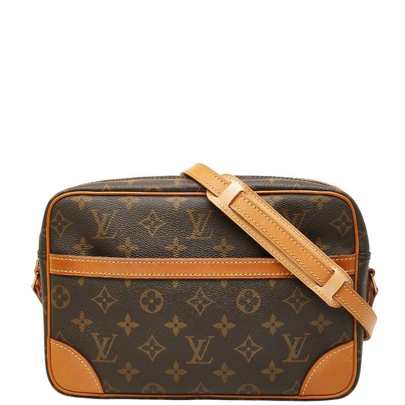 Louis Vuitton Monogram Trocadero 30 Crossbody Shoulder Bag M51272 Brown PVC